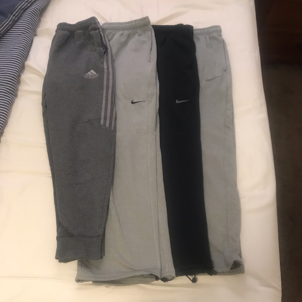 Nike and Adidas Sweatpants